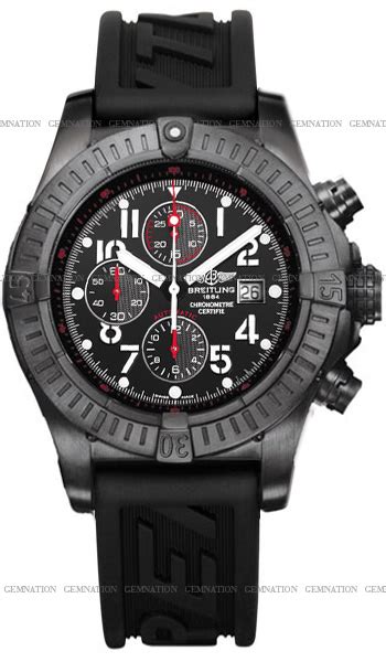 breitling super avenger m1337010 b930.122s skyland black steel 48mm|Breitling Super Avenger Black Limited M1337010/B930.